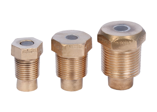 Bronze Fusible Plugs ONE PIECE FIRESIDE
